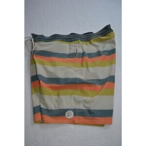 O'Neill Board Shorts Cruzers Mens Size 38 Swimming Surfing Beach Striped Pockets